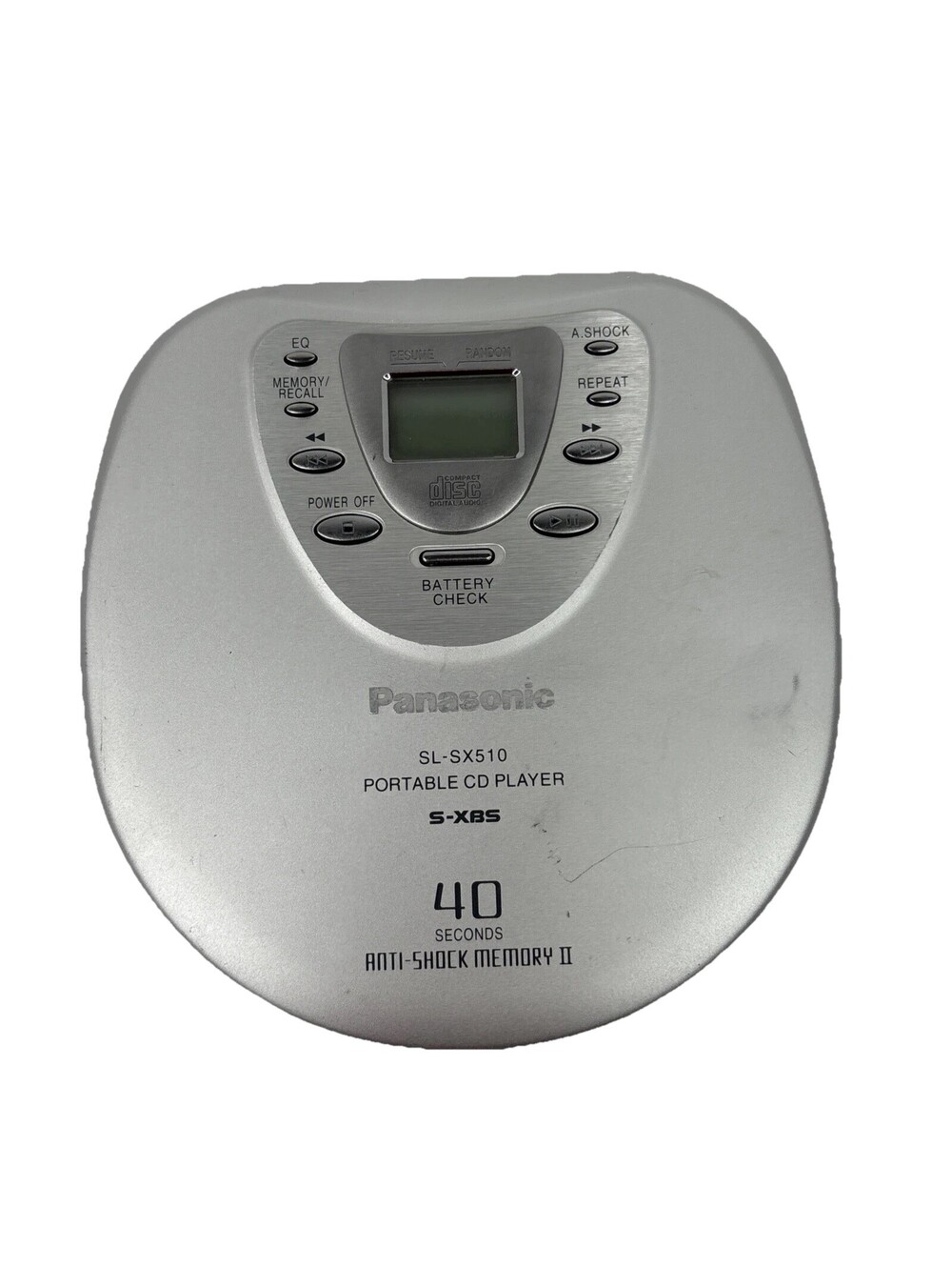 Panasonic Portable CD Player SL-SX510 For Parts/Repair